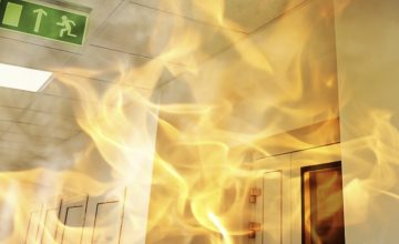 Feuer im Bürohaus